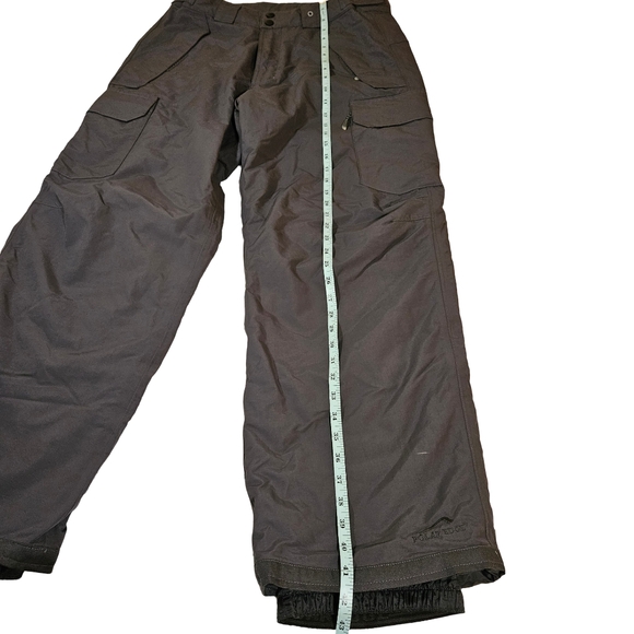 Polar Edge Mens Snow Pants, Dark Grey, Size Medium - Picture 13 of 15